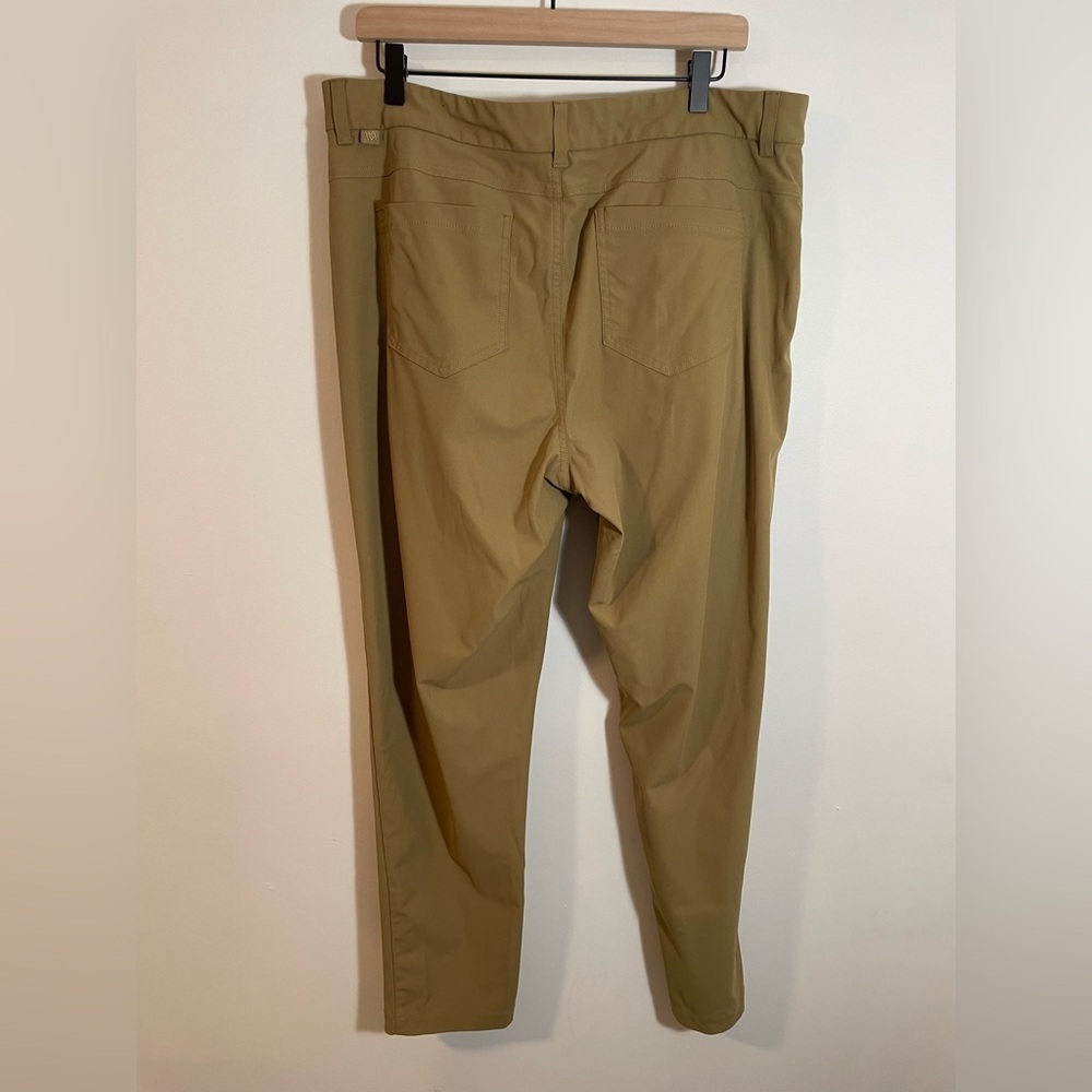 VRST Limitless 4-Way Stretch Athletic Performance Chino Pants Size 38 x 30 Tan - Picture 4 of 7